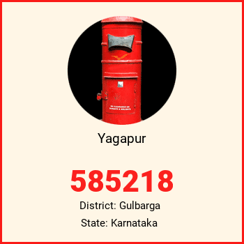 Yagapur pin code, district Gulbarga in Karnataka