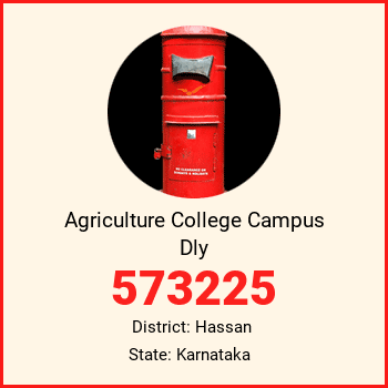 Agriculture College Campus Dly pin code, district Hassan in Karnataka