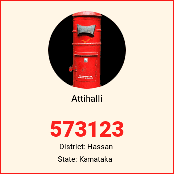 Attihalli pin code, district Hassan in Karnataka