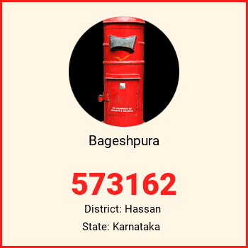 Bageshpura pin code, district Hassan in Karnataka