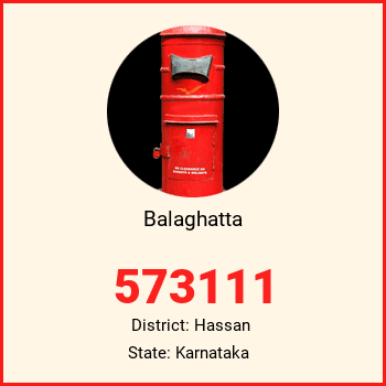 Balaghatta pin code, district Hassan in Karnataka