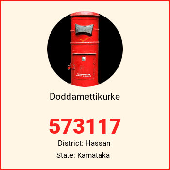 Doddamettikurke pin code, district Hassan in Karnataka