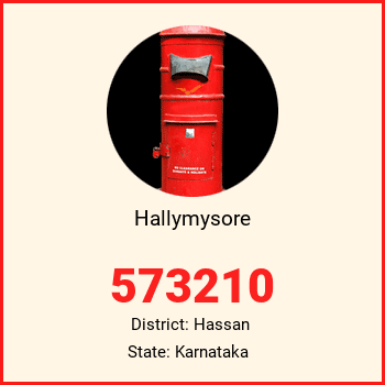 Hallymysore pin code, district Hassan in Karnataka