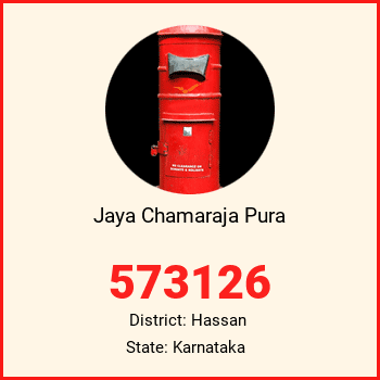 Jaya Chamaraja Pura pin code, district Hassan in Karnataka