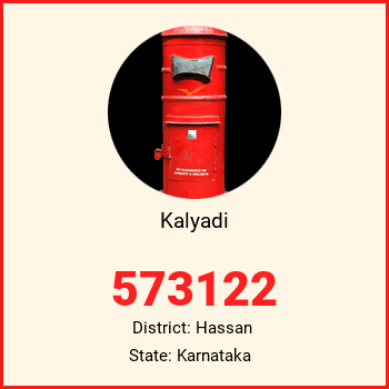 Kalyadi pin code, district Hassan in Karnataka