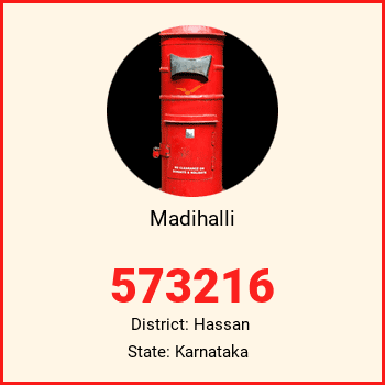 Madihalli pin code, district Hassan in Karnataka