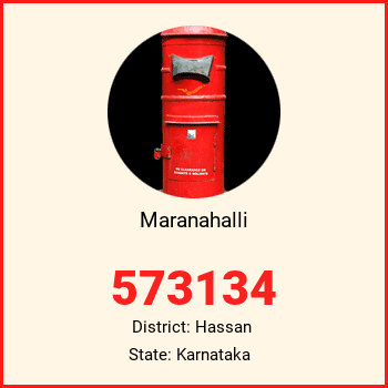 Maranahalli pin code, district Hassan in Karnataka