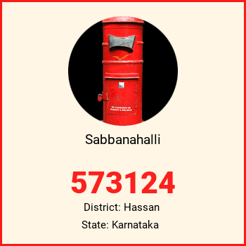 Sabbanahalli pin code, district Hassan in Karnataka
