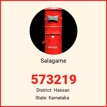 Salagame pin code, district Hassan in Karnataka