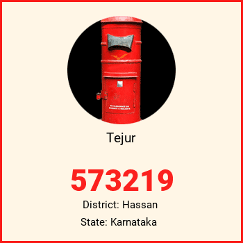 Tejur pin code, district Hassan in Karnataka