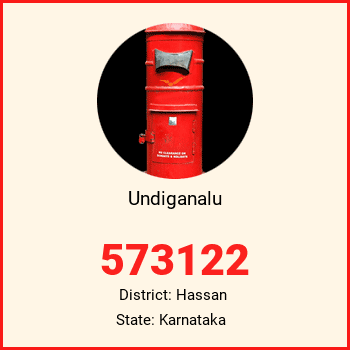Undiganalu pin code, district Hassan in Karnataka
