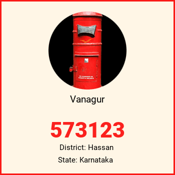 Vanagur pin code, district Hassan in Karnataka