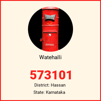 Watehalli pin code, district Hassan in Karnataka