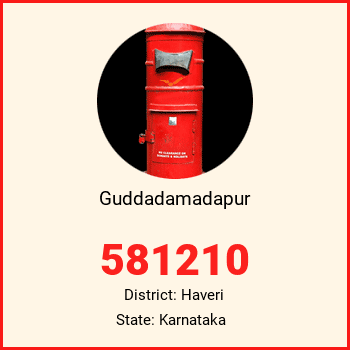 Guddadamadapur pin code, district Haveri in Karnataka