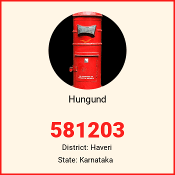 Hungund pin code, district Haveri in Karnataka