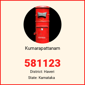 Kumarapattanam pin code, district Haveri in Karnataka