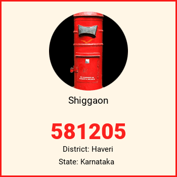 Shiggaon pin code, district Haveri in Karnataka