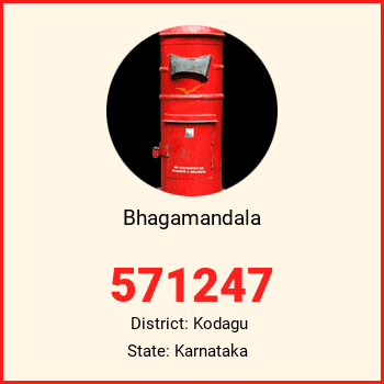 Bhagamandala pin code, district Kodagu in Karnataka