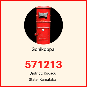 Gonikoppal pin code, district Kodagu in Karnataka