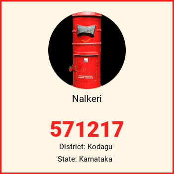 Nalkeri pin code, district Kodagu in Karnataka