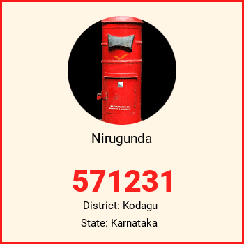 Nirugunda pin code, district Kodagu in Karnataka