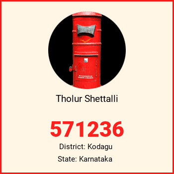 Tholur Shettalli pin code, district Kodagu in Karnataka