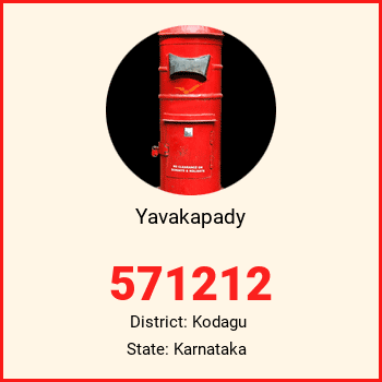 Yavakapady pin code, district Kodagu in Karnataka