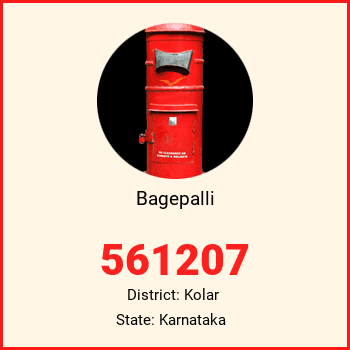 Bagepalli pin code, district Kolar in Karnataka