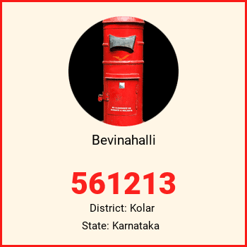 Bevinahalli pin code, district Kolar in Karnataka