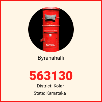 Byranahalli pin code, district Kolar in Karnataka