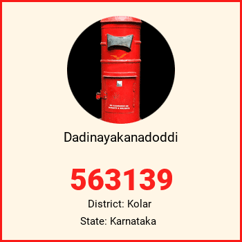 Dadinayakanadoddi pin code, district Kolar in Karnataka