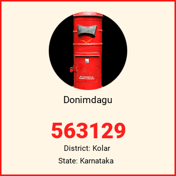Donimdagu pin code, district Kolar in Karnataka