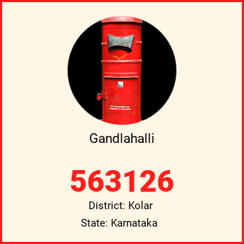 Gandlahalli pin code, district Kolar in Karnataka