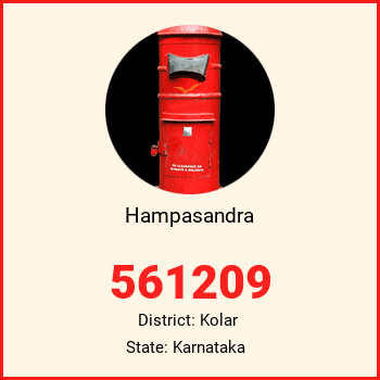 Hampasandra pin code, district Kolar in Karnataka