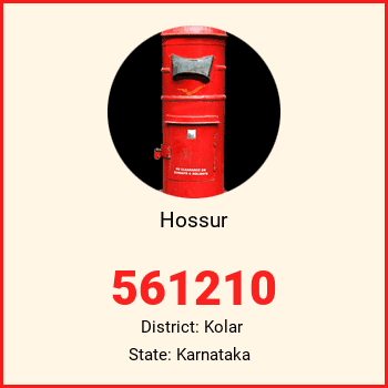 Hossur pin code, district Kolar in Karnataka