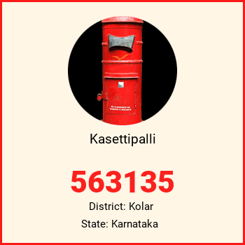 Kasettipalli pin code, district Kolar in Karnataka