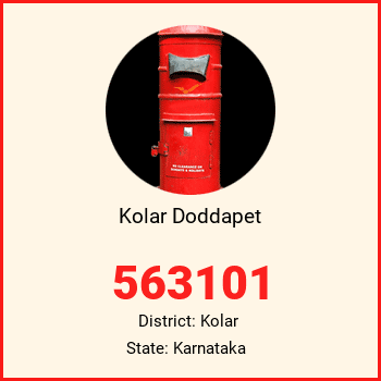 Kolar Doddapet pin code, district Kolar in Karnataka