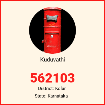 Kuduvathi pin code, district Kolar in Karnataka