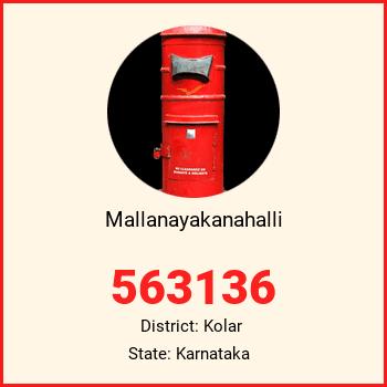 Mallanayakanahalli pin code, district Kolar in Karnataka