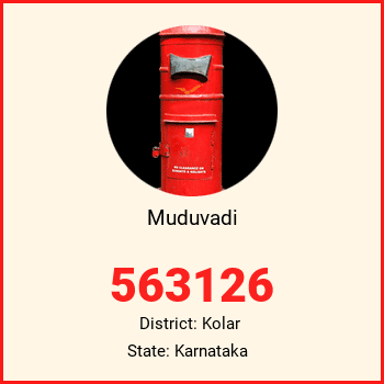 Muduvadi pin code, district Kolar in Karnataka