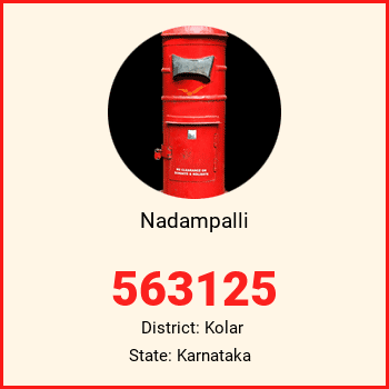 Nadampalli pin code, district Kolar in Karnataka