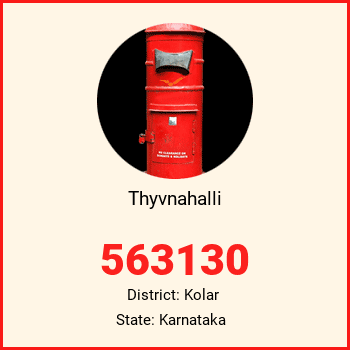 Thyvnahalli pin code, district Kolar in Karnataka