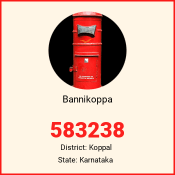 Bannikoppa pin code, district Koppal in Karnataka