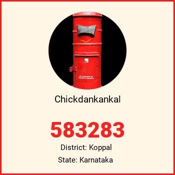 Chickdankankal pin code, district Koppal in Karnataka