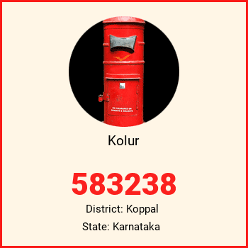 Kolur pin code, district Koppal in Karnataka