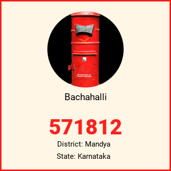 Bachahalli pin code, district Mandya in Karnataka