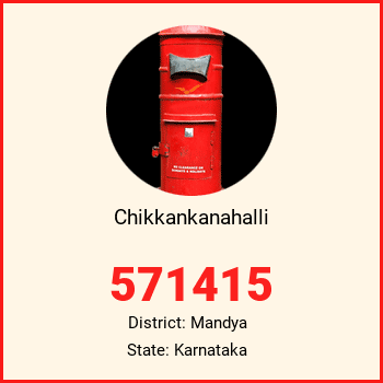 Chikkankanahalli pin code, district Mandya in Karnataka