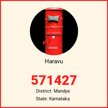 Haravu pin code, district Mandya in Karnataka