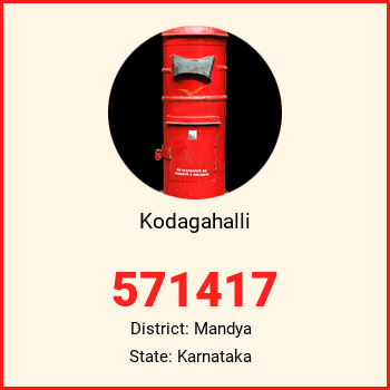 Kodagahalli pin code, district Mandya in Karnataka