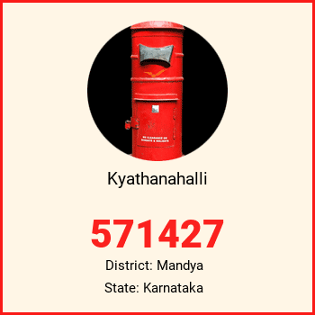 Kyathanahalli pin code, district Mandya in Karnataka